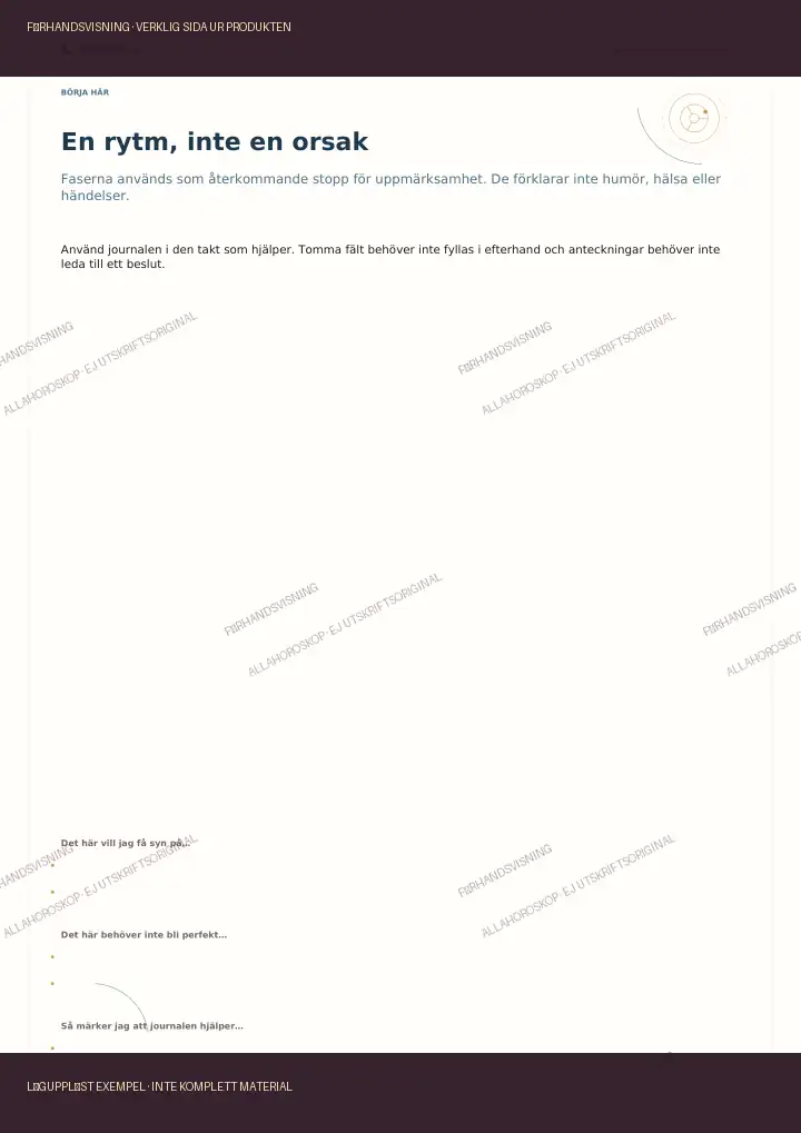 Så börjar journalen ur Månloggen, märkt förhandsvisning